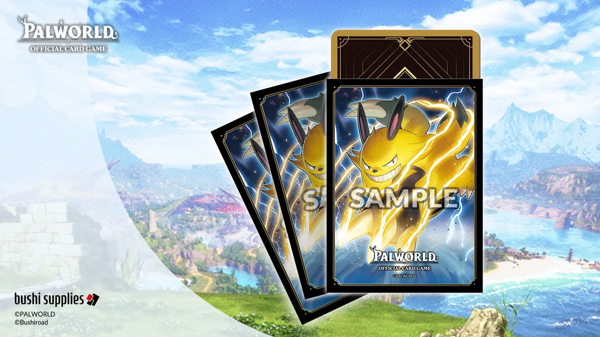 Palworld OFFICIAL CARD GAME Grizzbolt — Rumbling Tank card sleeves