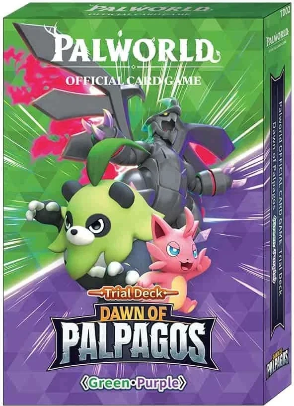 Palworld OFFICIAL CARD GAME Trial Deck Green・Purple box