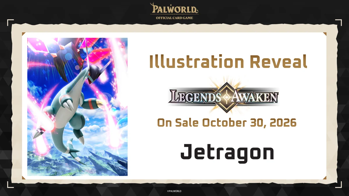 Official Jetragon illustration revealed for Palworld Legends Awaken