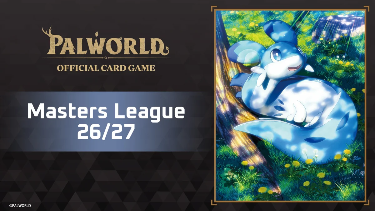 Official Palworld Masters League 26/27 tournament banner