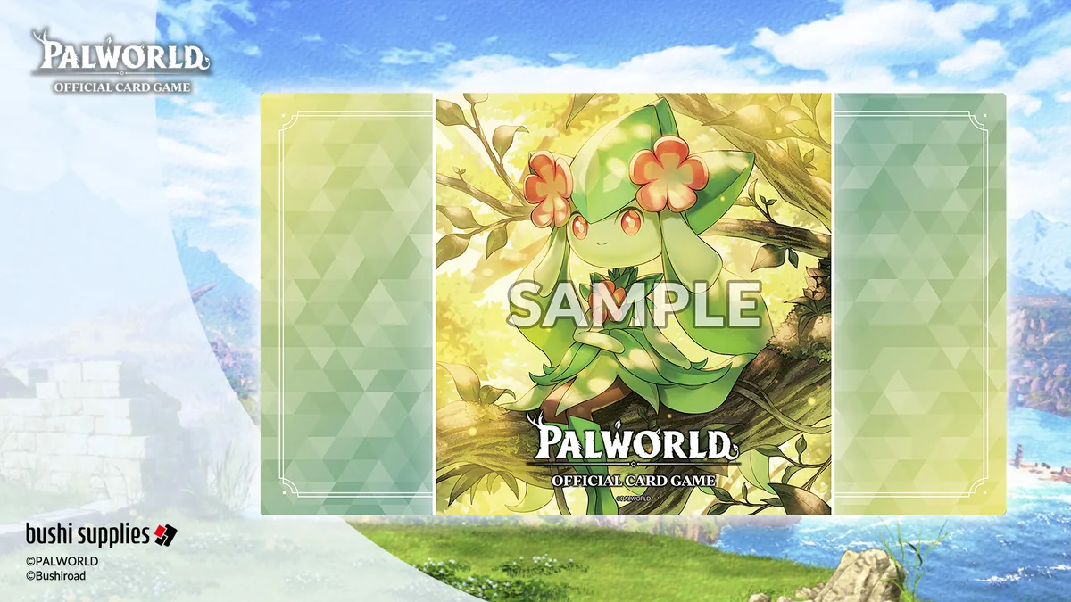 Palworld OFFICIAL CARD GAME Petallia — Sweet Blessings rubber playmat