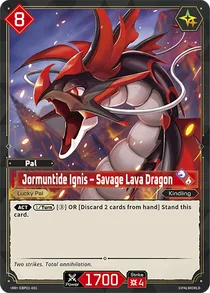 Jormuntide Ignis EBP01-001 RR Palworld card