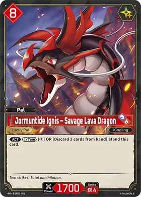 Jormuntide Ignis EBP01-001 RR Palworld card