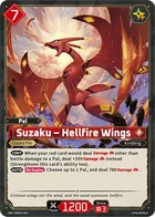 Suzaku Palworld TCG card EBP01-002 (RR)