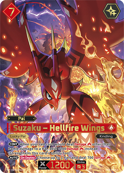 Suzaku Palworld TCG card EBP01-002SP