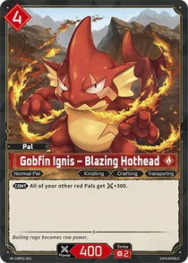 Gobfin Ignis EBP01-003 R Palworld card