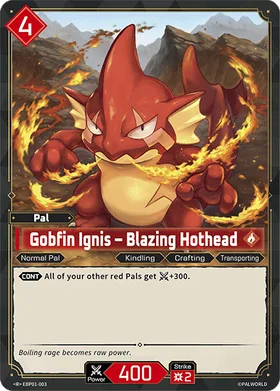 Gobfin Ignis EBP01-003 R Palworld card