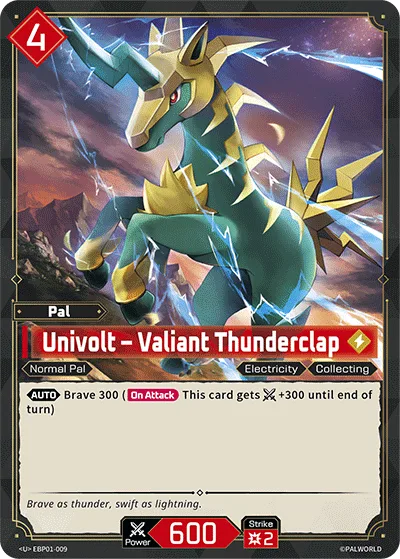 Univolt Palworld TCG card EBP01-009