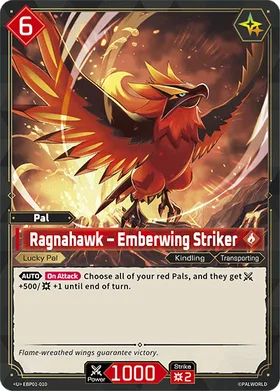 Ragnahawk Palworld TCG card EBP01-010 (U)
