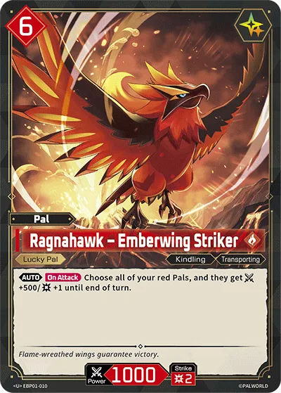 Ragnahawk Palworld TCG card EBP01-010