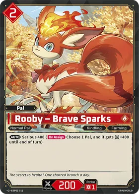 Rooby EBP01-011 C Palworld card