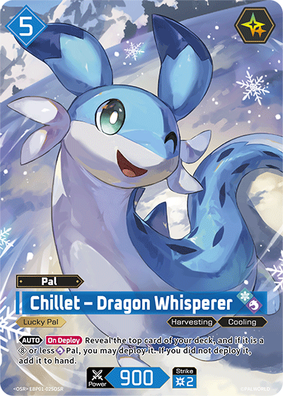Chillet Palworld TCG card EBP01-025OSR