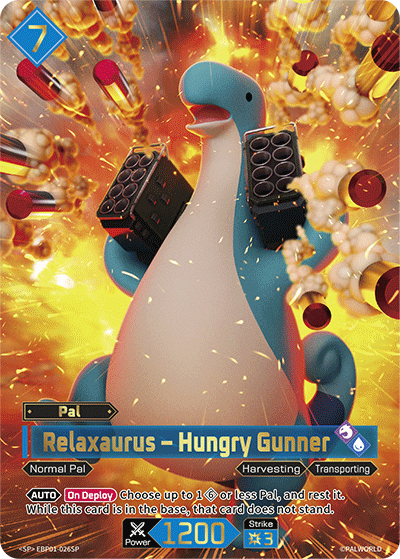 Relaxaurus Palworld TCG card EBP01-026SP