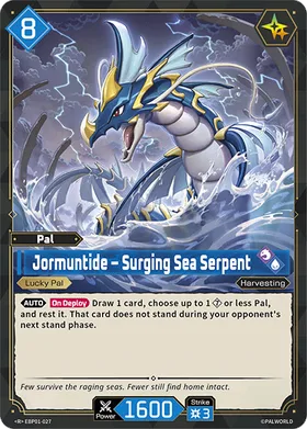 Jormuntide Palworld TCG card EBP01-027 (R)