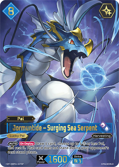 Jormuntide Palworld TCG card EBP01-027SP
