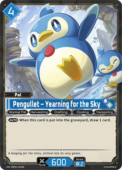 Pengullet Palworld TCG card EBP01-028SR