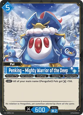 Penking Palworld TCG card EBP01-031 (U)