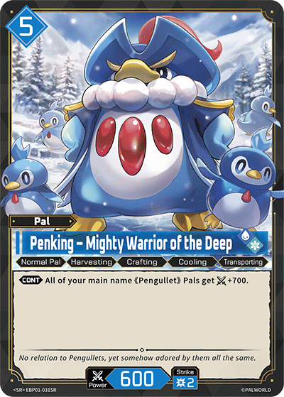 Penking EBP01-031SR official Palworld card game promo card