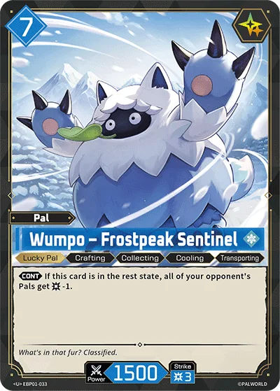 Wumpo Palworld TCG card EBP01-033