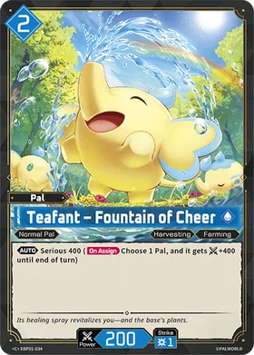 Teafant Palworld TCG card EBP01-034 (C)