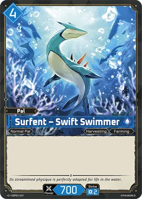 Surfent Palworld TCG card EBP01-037 (C)