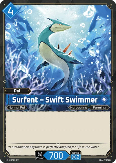 Surfent Palworld TCG card EBP01-037