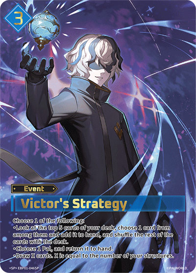 Victor's Strategy Palworld TCG card EBP01-046SP