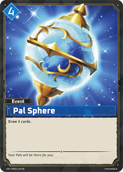Pal Sphere Palworld TCG card EBP01-047SR