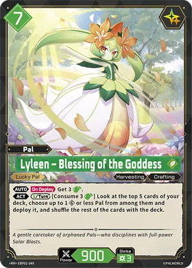 Lyleen Palworld TCG card EBP01-049 (RR)