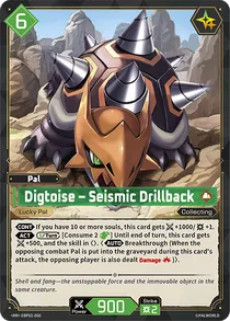 Digtoise Palworld TCG card EBP01-050 (RR)