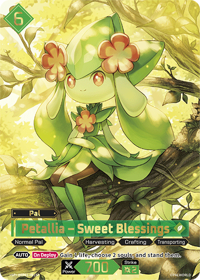 Petallia Palworld TCG card EBP01-051SP