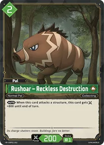 Rushoar Palworld Official Card Game card EBP01-052