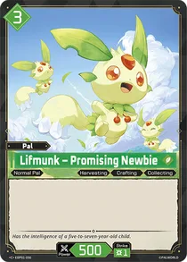 Lifmunk Palworld Official Card Game card EBP01-056