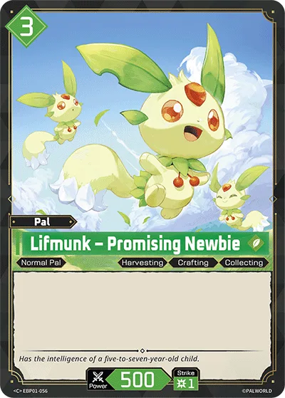 Lifmunk Palworld TCG card EBP01-056