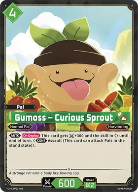 Gumoss Palworld TCG card EBP01-058 (U)