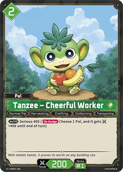 Tanzee Palworld TCG card EBP01-060