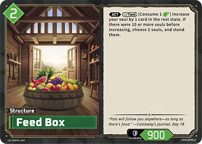 Feed Box Palworld TCG card EBP01-065