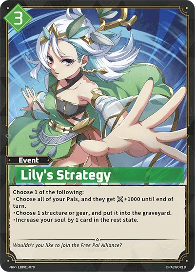 Lily's Strategy Palworld TCG card EBP01-070