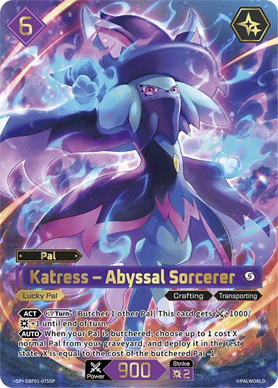 Katress Palworld TCG card EBP01-075SP