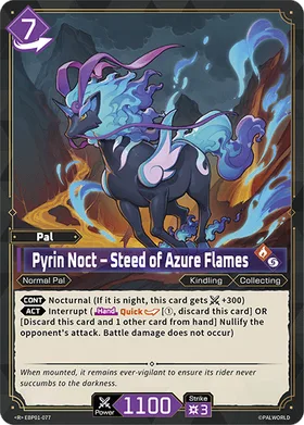Pyrin Noct Palworld TCG card EBP01-077 (R)