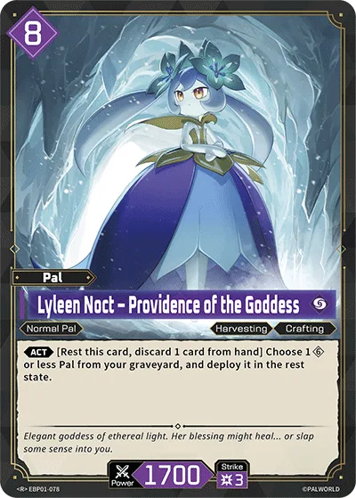 Lyleen Noct Palworld TCG card EBP01-078