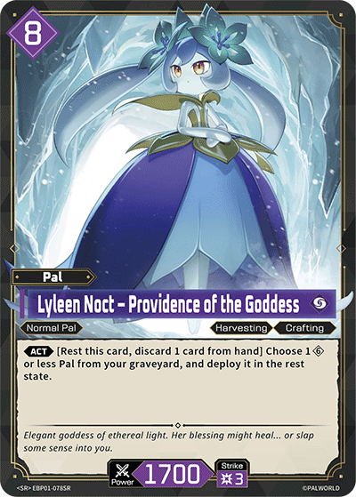 Lyleen Noct Palworld TCG card EBP01-078SR