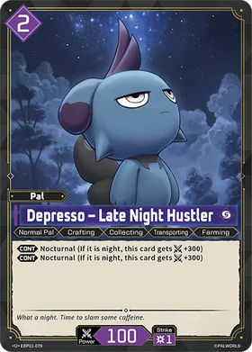 Depresso Palworld TCG card EBP01-079 (U)