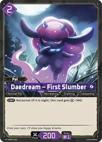 Daedream Palworld Official Card Game card EBP01-080