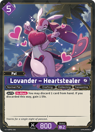 Lovander Palworld TCG card EBP01-081