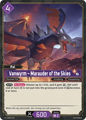 Vanwyrm Palworld TCG card EBP01-083 (U)