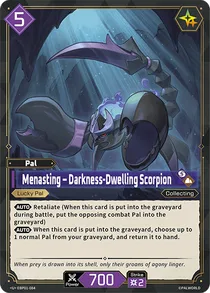 Menasting Palworld Official Card Game card EBP01-084