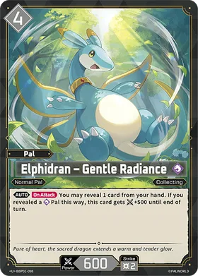Elphidran Palworld TCG card EBP01-098 (U)