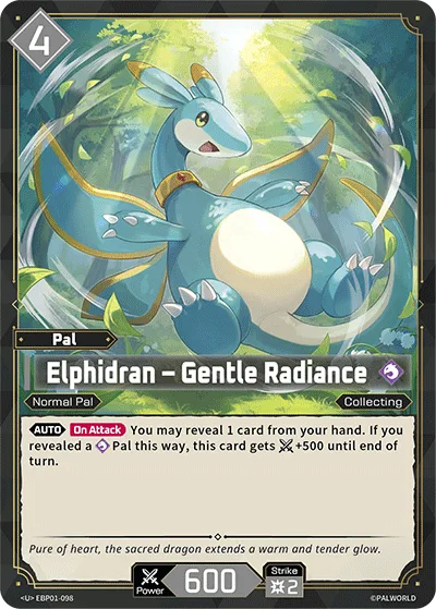 Elphidran Palworld TCG card EBP01-098