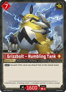 Grizzbolt Palworld Official Card Game card ETD01-001